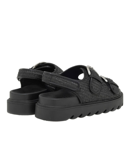 Alternative view of SEVEN (U427A946266G)-BLACK RAFFIA