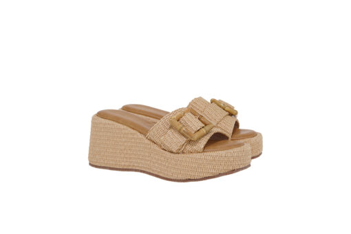 SEVEN (U439W2585284)-BEIGE RAFFIA