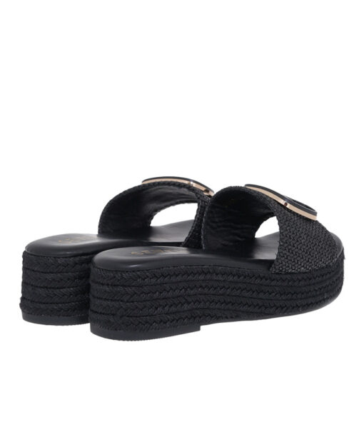 Alternative view of SEVEN (U439W8323H23)-BLACK RAFFIA