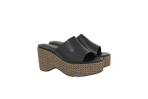 SEVEN (U470V241772T)-BLACK-BLK BEIGE RAFF