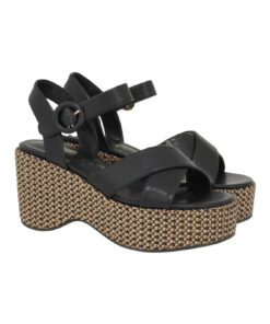 SEVEN (U470V253772T)-BLACK-BLK BEIGE RAFF