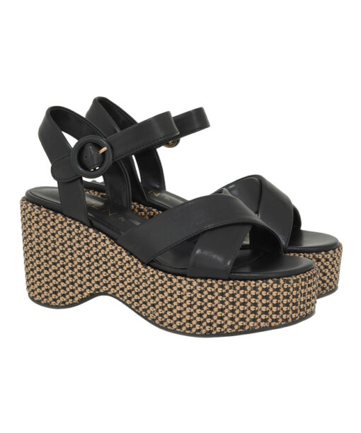 SEVEN (U470V253772T)-BLACK-BLK BEIGE RAFF