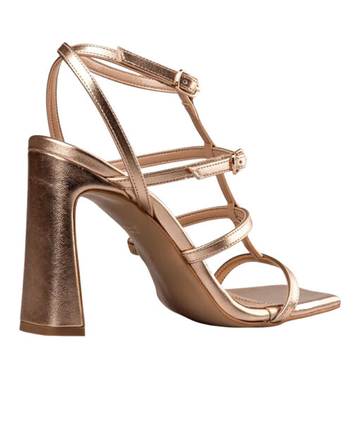 Alternative view of ENVIE-BLOCK HEEL SANDALS (E02-21794-13)-ROSE-GOLD