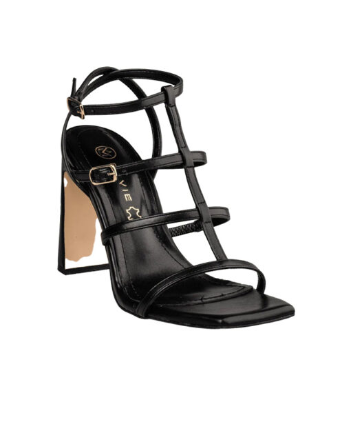 ENVIE-BLOCK HEEL SANDALS (E02-21794-34)-BLACK