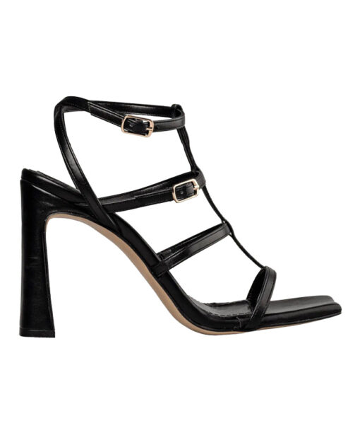 Alternative view of ENVIE-BLOCK HEEL SANDALS (E02-21794-34)-BLACK