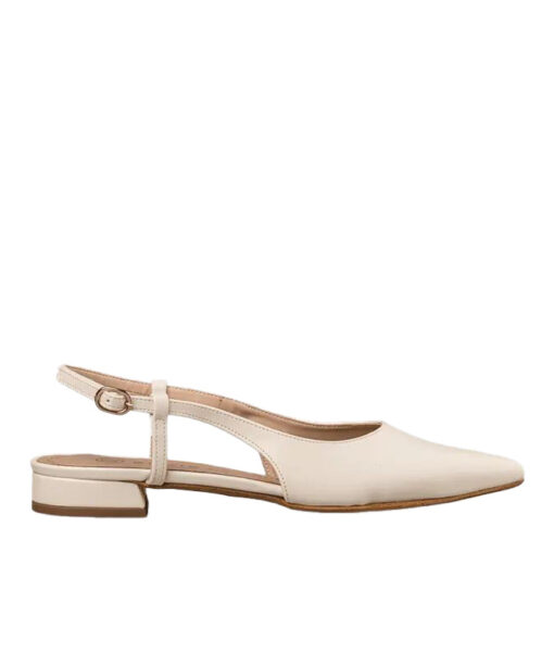 Alternative view of ENVIE-POINTY SLINGBACK BALLERINAS (E02-21721-199)-VANILLA