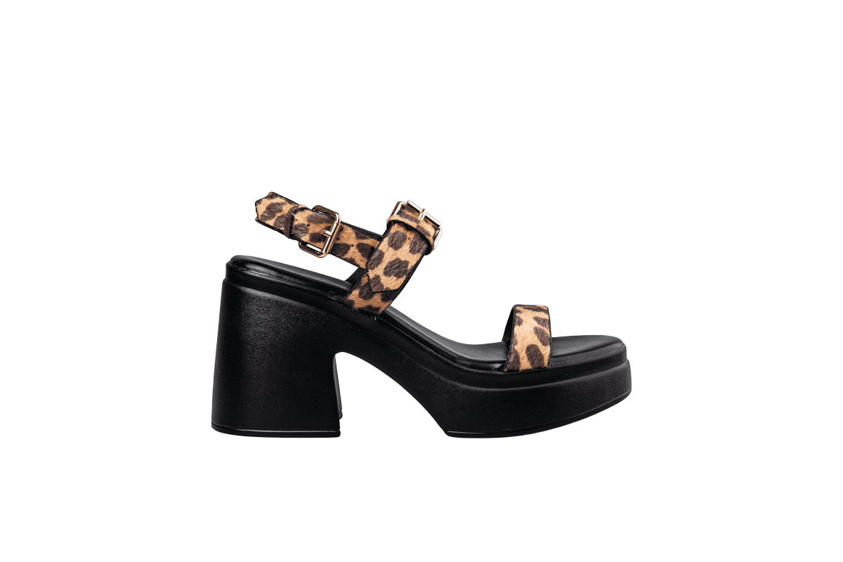 ENVIE-CHUNKY SANDALS (E22-21215-97)-LEOPAR - Image 2