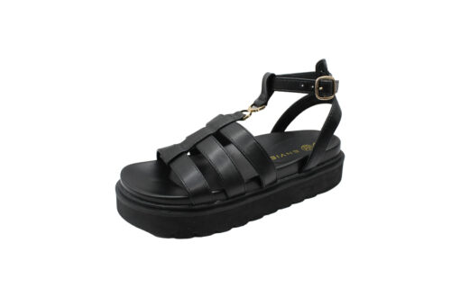 ENVIE SHOES-FLATFORM SANDALS (E32-21435-34)-BLACK