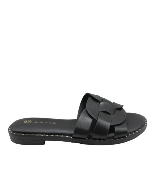 Alternative view of ENVIE SHOES-FLAT SANDALS (E96-21343-34)-BLACK