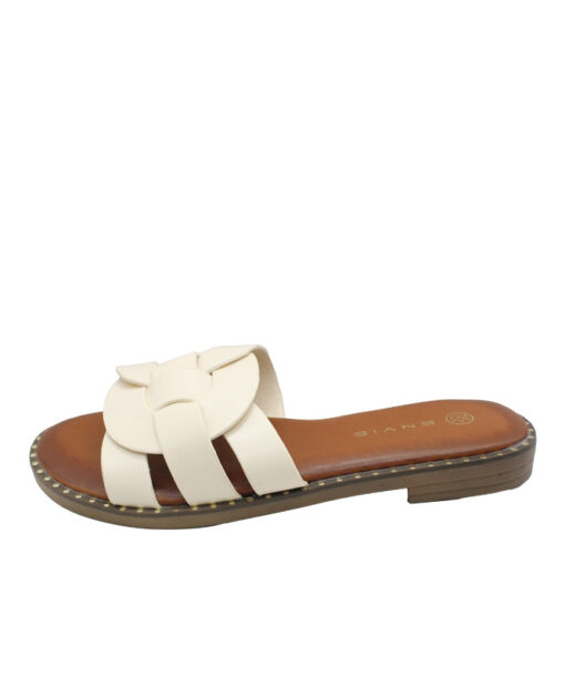Alternative view of ENVIE SHOES-FLAT SANDALS (E96-21343-10)-OFF WHITE