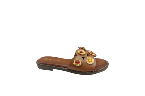 ENVIE SHOES-FLAT SANDALS (E96-21346-26)-CAMEL - Image 2