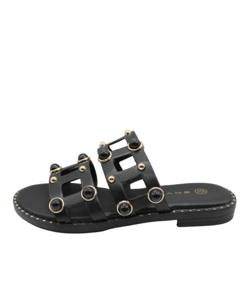 Alternative view of ENVIE SHOES-FLAT SANDALS (E96-21353-34)-BLACK