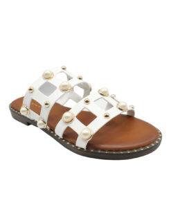 ENVIE SHOES-FLAT SANDALS (E96-21353-33)-WHITE