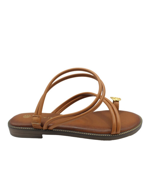 Alternative view of ENVIE-FLAT SANDALS (E96-21400-26)-CAMEL