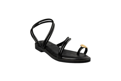 ENVIE-FLAT SANDALS (E96-21400-34)-BLACK