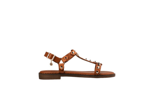 ENVIE-FLAT SANDALS (E96-21403-26)-CAMEL - Image 2