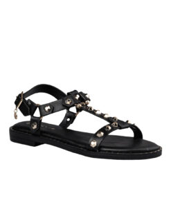 ENVIE-FLAT SANDALS (E96-21403-34)-BLACK