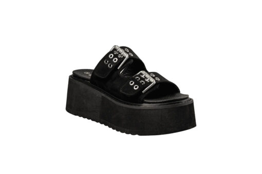 ENVIE-FLATFORM SANDALS (E42-21174)-BLACK