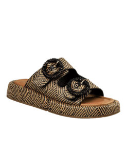ENVIE-FLATFORM SANDALS (E42-21194-34)-BLACK
