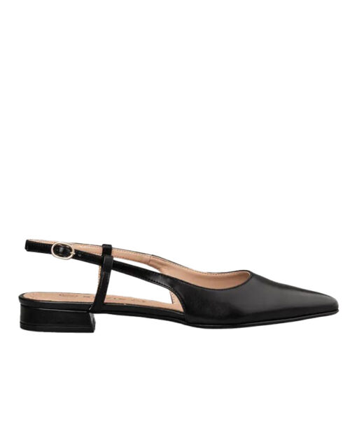 Alternative view of ENVIE-POINTY SLINGBACK BALLERINAS (E02-21721-34)-BLACK