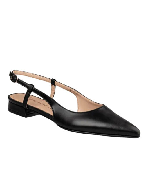 ENVIE-POINTY SLINGBACK BALLERINAS (E02-21721-34)-BLACK