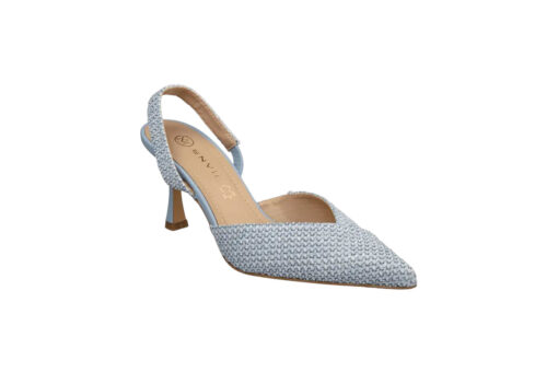 ENVIE-RAFFIA-EFFECT SLINGBACK (E02-21738-38)-BLUE