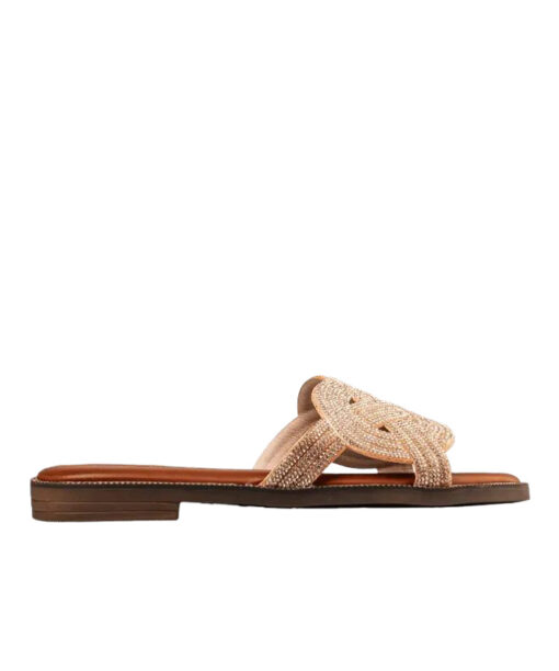 Alternative view of ENVIE SHOES-FLAT SANDALS (E96-21366-13)-ROSE GOLD