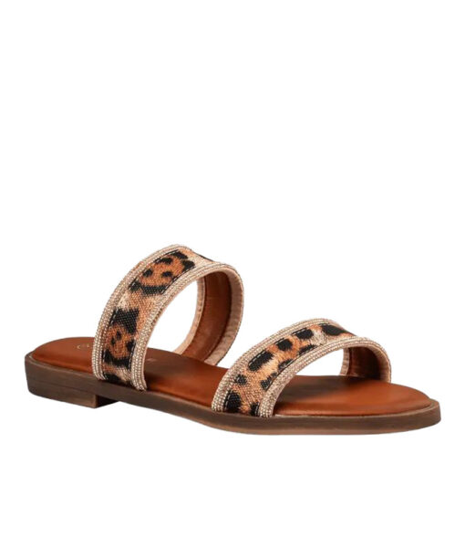 ENVIE SHOES-FLAT SANDALS (E96-21371-97)-LEOPAR