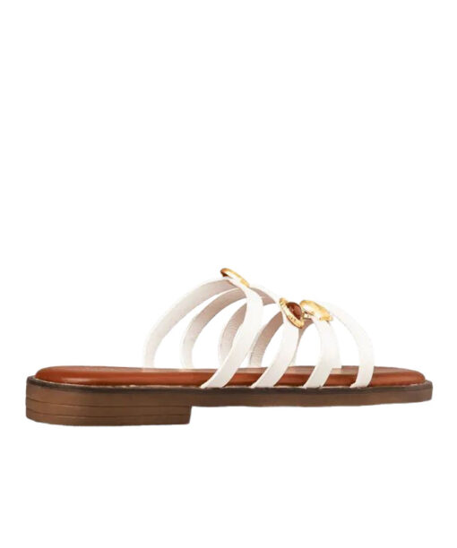 Alternative view of ENVIE SHOES-FLAT SANDALS  (E96-21402-33)-WHITE