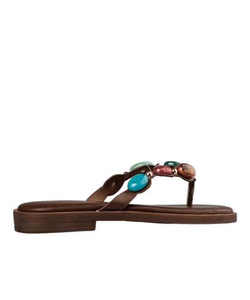 Alternative view of ENVIE SHOES-FLAT SANDALS (E96-21405-28)-BROWN
