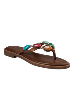 ENVIE SHOES-FLAT SANDALS (E96-21405-28)-BROWN