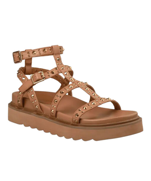 ENVIE SHOES-FLATFORM SANDALS (E32-21088-26)-CAMEL