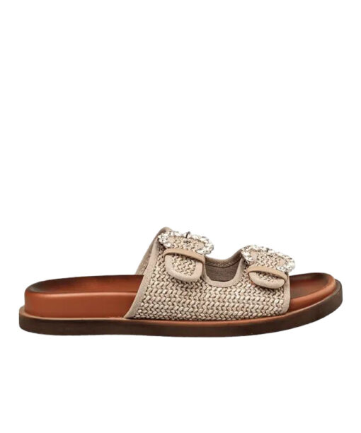 Alternative view of ENVIE SHOES-FLATFORM SANDALS (E96-21328-36)-BEIGE