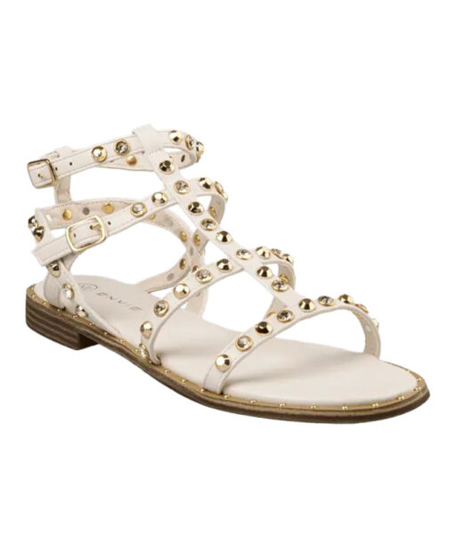 ENVIE SHOES-GLADIATOR SANDALS (E22-21221-10)-OFF WHITE