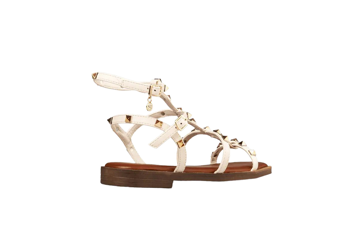 ENVIE SHOES-GLADIATOR SANDALS (E96-21390-10)-OFF-WHITE - Image 3
