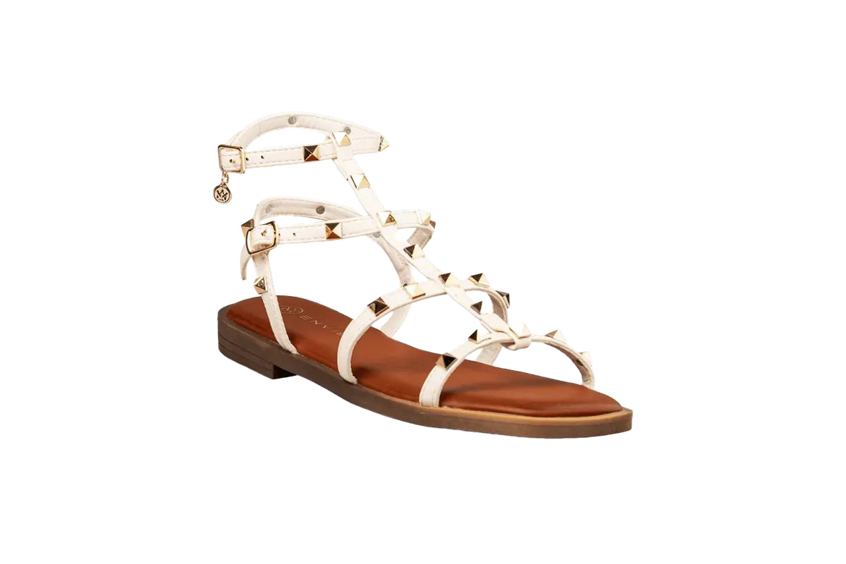 ENVIE SHOES-GLADIATOR SANDALS (E96-21390-10)-OFF-WHITE