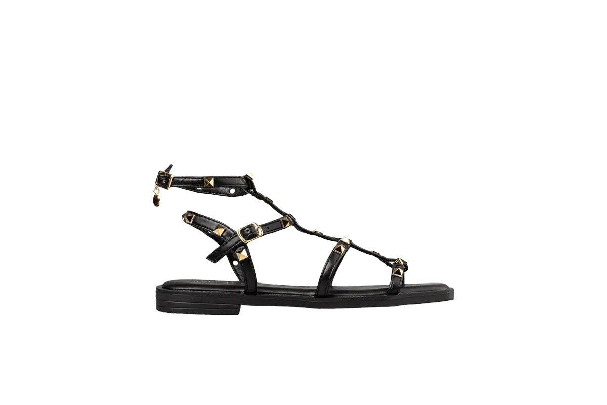 ENVIE SHOES-GLADIATOR SANDALS (E96-21390-34)-BLACK - Image 2