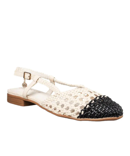 ENVIE SHOES-SLINGBACK BALLET FLATS (E96-21521-36)-BEIGE