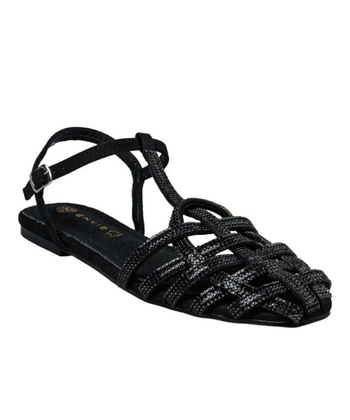 ENVIE-SLINGBACK BALLET FLATS (E84-21264-34)-BLACK