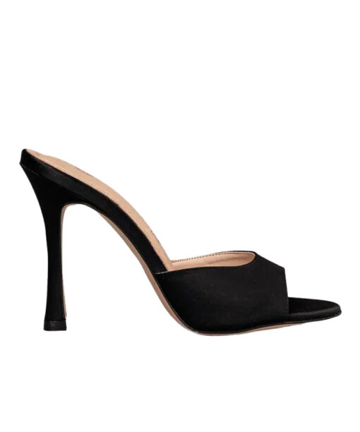 Alternative view of ENVIE-STILETTO MULES (E02-21822-34)-BLACK