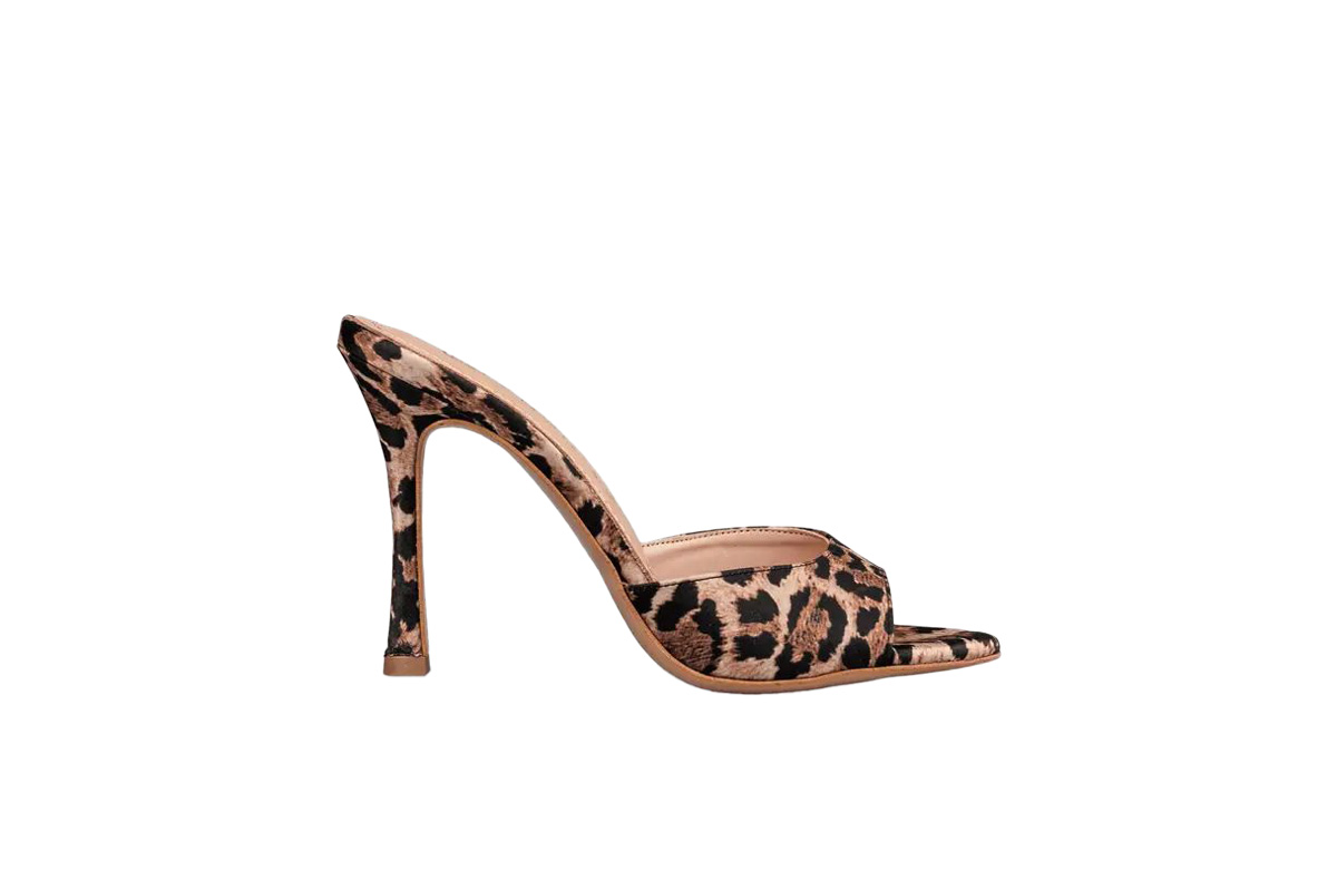 ENVIE-STILETTO MULES (E02-21822-97)-LEOPAR - Image 2