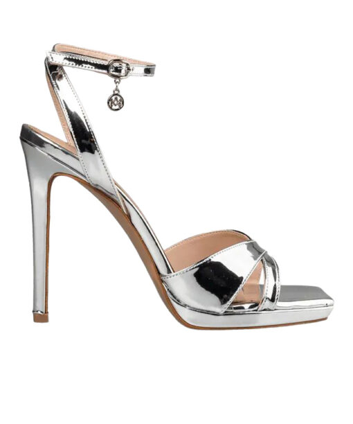 Alternative view of ENVIE-STILETTO SANDALS (E02-21841-21)-SILVER