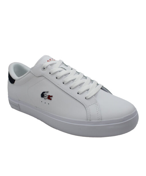 LACOSTE-POWERCOURT 125 1 (49SMA0080407)-WHT-NVY-RED