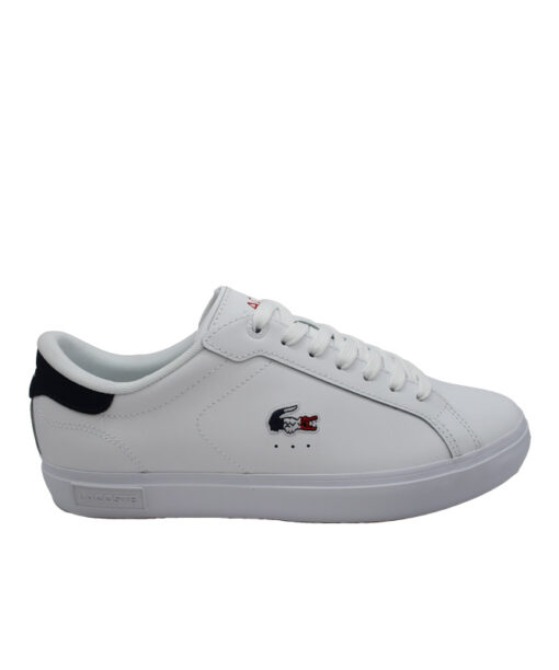 Alternative view of LACOSTE-POWERCOURT 125 1 (49SMA0080407)-WHT-NVY-RED