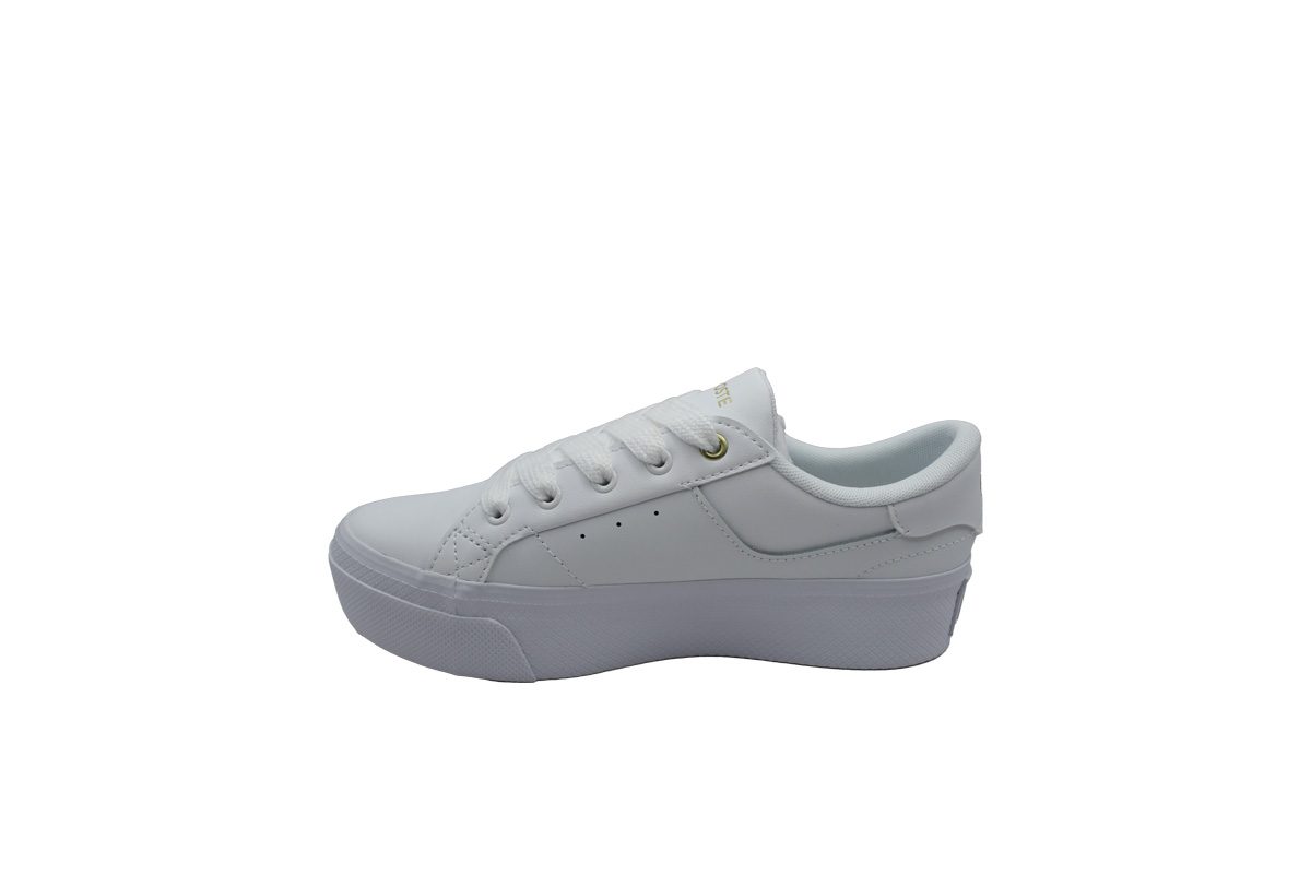 LACOSTE-ZIANE PLATFORM 124 2 CFA (47CFA0005216)-WHT-GLD - Image 3