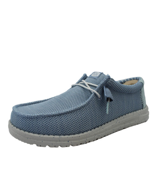 HEY DUDE-WALLY STRETCH SOX (41898-4TS)-CLOUD BLUE