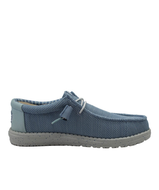 Alternative view of HEY DUDE-WALLY STRETCH SOX (41898-4TS)-CLOUD BLUE