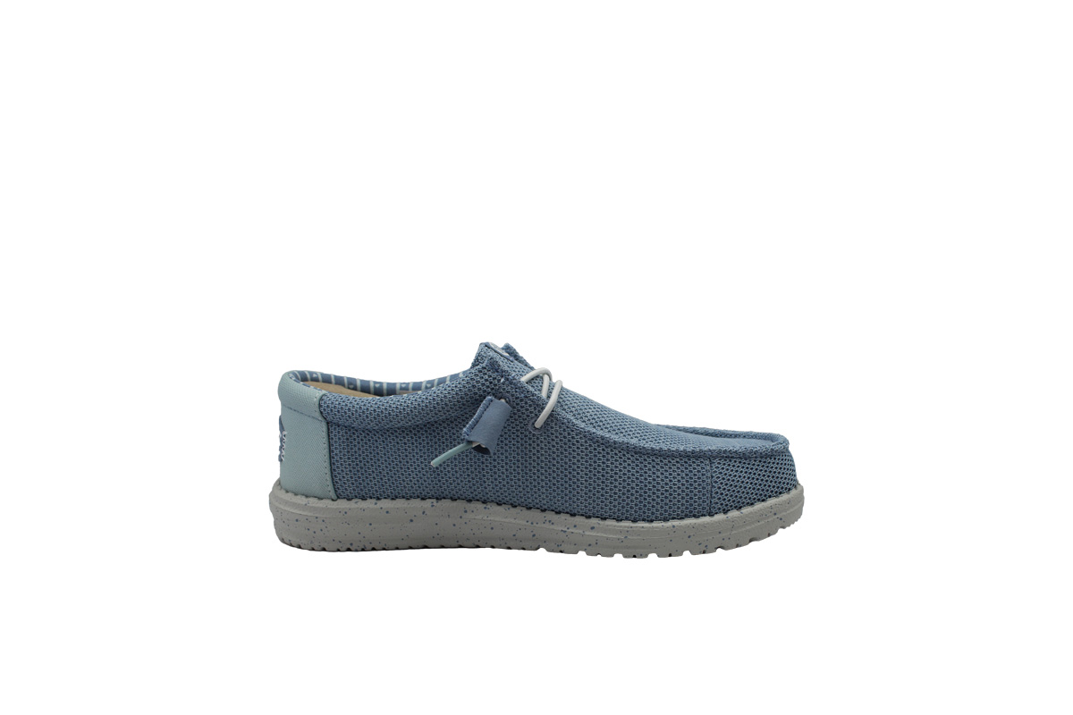 HEY DUDE-WALLY STRETCH SOX (41898-4TS)-CLOUD BLUE - Image 2
