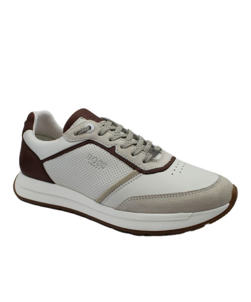 BOSS SHOES (B230-A)-BEIGE-COGNAC
