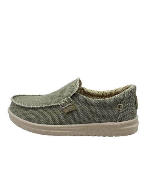 Alternative view of HEY DUDE-MIKKA BRAIDED (40124-3EV)-ARMY